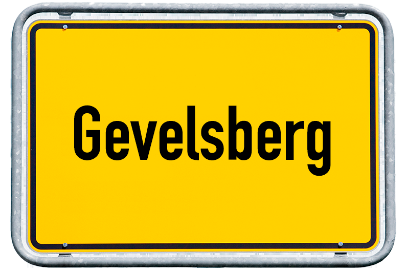 Ortsschild Gevelsberg, Ennepe-Ruhr-Kreis